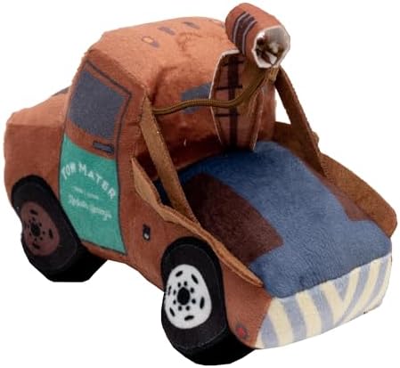 Buckle-Down Disney Dog Toy, Pixar Cars Sir Tow Mater KG Tow Truck Replica, Plush