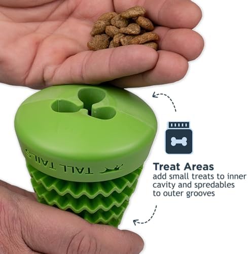 Tall Tails Natural Rubber Reward Interactive Dog Toy, Evergreen Tree