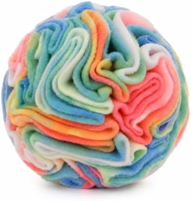 Ablechien Snuffle Ball for Dogs, Puppy Treat Toy, Interactive Foraging Puzzle Ball Toy, Enrichment Toys for Large Dogs, Sniffle Interactive Treat Balls