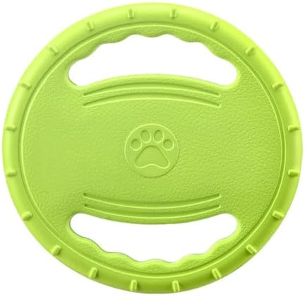 Dog Soft Flying Discs Interactive Training Toy (Green)