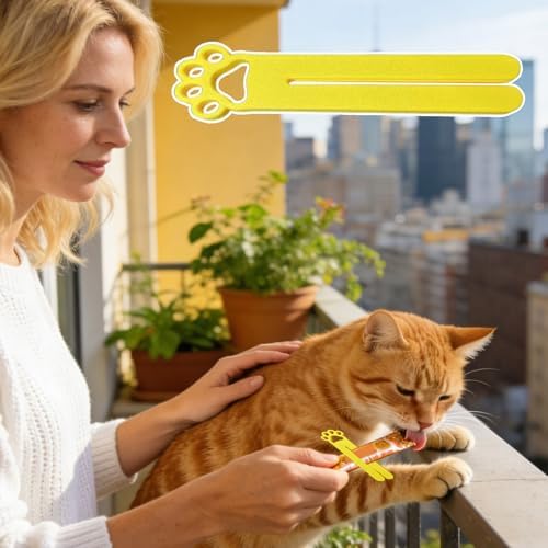 Cat Lickable Squeezer 3D Printed Kitten Strip Dispensing