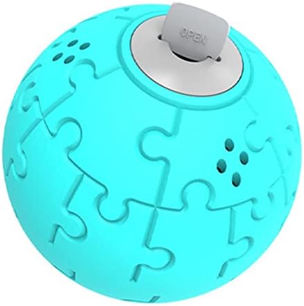 Squeaky Dog Toy Treat Dispenser Indoor Squeak Dog Toy Interactive Dog Toy Ball for Running, Small Medium Large Dogs, Aggressive Chewers