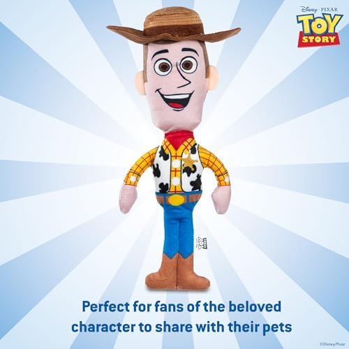 Disney for Pets Pixar Toy Story Woody Plush Dog Toy, 9 Inch