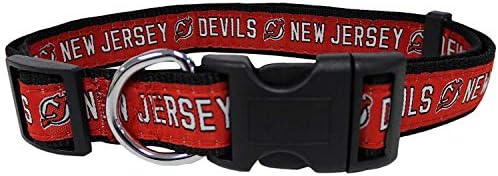 Pets First NHL Collar for Dogs & Cats. Adjustable, Cute, & Stylish! The Ultimate Hockey Fan Collar!