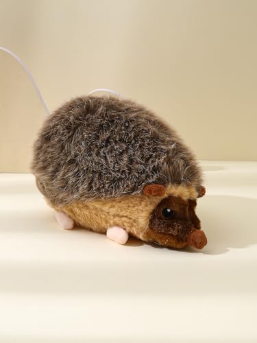 Plush Hedgehog Dog Toys, Squeaky Dog Toys for Aggressive Chewers, Funny Dog Stuffed Animals Chew Toy for Puppy Small Medium Large Dogs