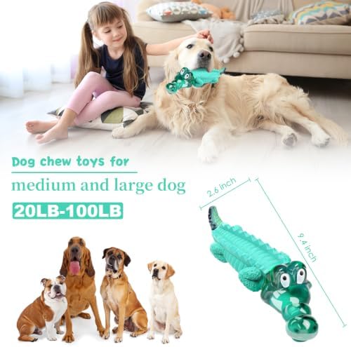 Fuufome Dog Chew Toys, Indestructible for Aggressive Medium & Large Dogs