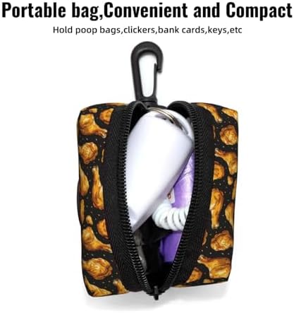 Crispy Fried Chicken Print Dog Poop Bag Holder