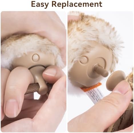 Migipaws Cat Toy Replacement Tails 3 Pack Compatible MigiMouse Cat Toy for Indoor Cats