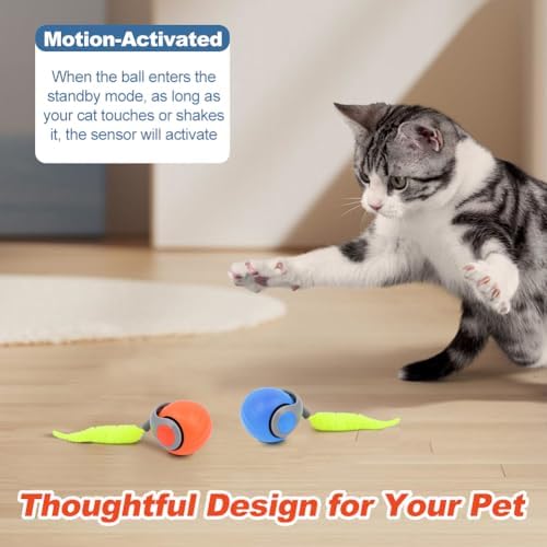 2 Packs Newly upgraded version 2.0 Cat Toys, Cat toys for indoor cats