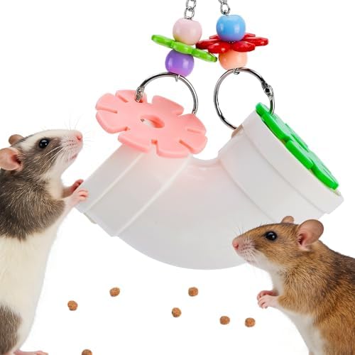 AOWPFVV Rat Enrichment Toys,Hanging Rat Foraging Toy for Cage Accessories