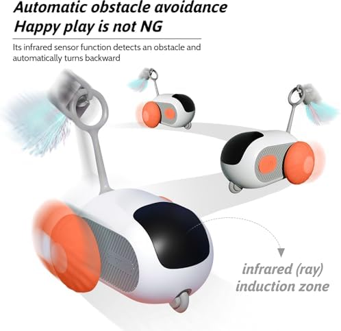 Remote Control Smart Cat Toy, Interactive Cat Toys for Indoor Cats