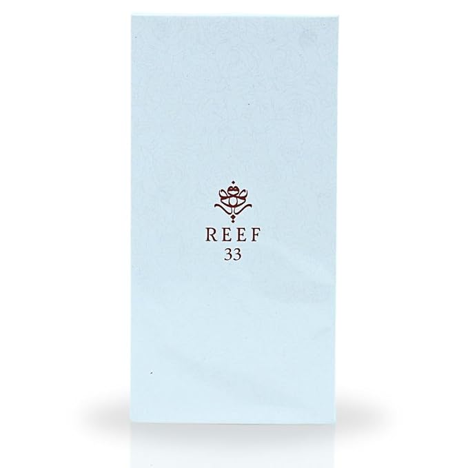 Reef 33 White Arabian Perfume For Men 100ML (3.4 OZ) Fragrance Of Leather, Oud & Pineapple Long Lasting Eau De Parfum Men & Luxurious Scent With Berries & Oud Notes