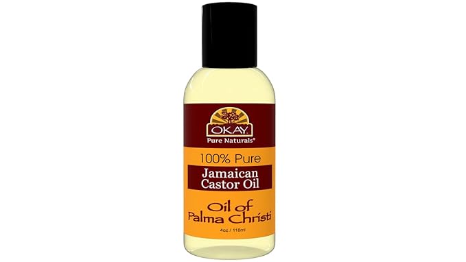 OKAY | Jamaican Castor Oil | For All Hair & Skin Types | Soothe Scalp & Skin | Grow Strong Healthy Hair | 100% Pure | 4 oz