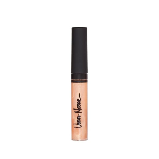Lip Gloss, Moisturizing Lip Color with Shimmer for Long Lasting Shine, Lightweight Lip Stain, Non-Sticky Lip Gloss with Aloe Vera, W/Vitamin C, E (Naked Innocense)