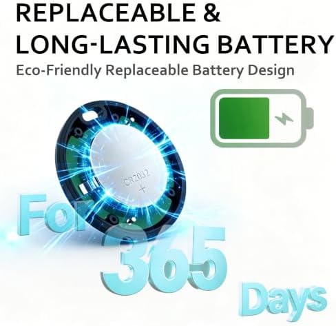 Smart Tracker Tag-Dog Tracking Device Pet GPS Locator Compact | for Android & iOS,2-year battery IP67 waterproof, life, compatible with, ideal for keys、luggage、backpacks、wallets、bikes