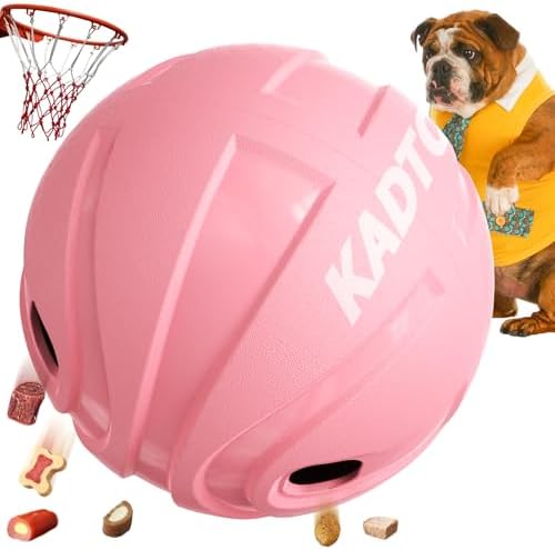 KADTC XL, Rolling Dog Treat Dispenser Toys Wobble Giggle Ball Slow Feeder