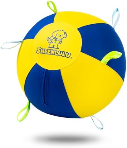 18" Herding Ball for Dogs with Straps & Training Whistle
