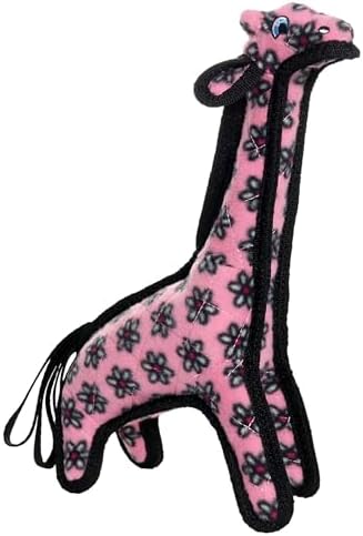 TUFFY® - Original : Giraffe Dog Toy : Ultra Durable Plush Dog Toy with Multiple Layers & Reinforced Seams, Washable and Floats, Original Construction