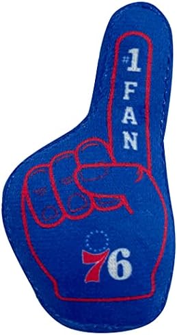 BEST PLUSH NBA 76ERS Cat Toys - 3pc Set: Jersey, Basketball & #1 Fan. Filled with Fresh Catnip. Beautiful Team Logos