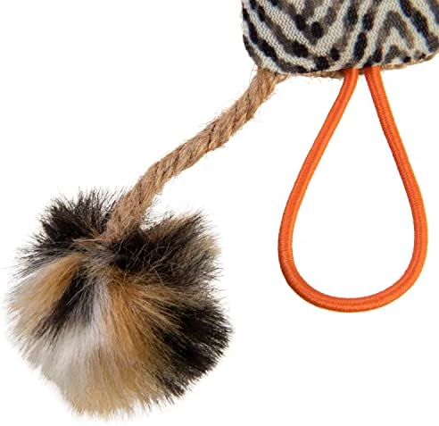 SmartyKat Instincts Prideful Player HappyNip Launch & Chase Cat Toy for Indoor Cats & Kittens, Launchable Toy with Catnip & Silverine