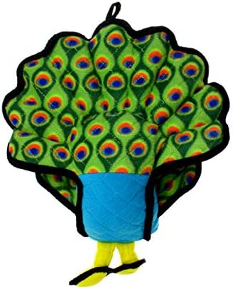 TUFFY® - 2 Pack Original : Peacock Dog Toy : : Ultra Durable Plush Toy with Multiple Layers & Reinforced Seams, Washable and Floats, Original Construction