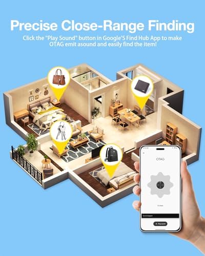 Air Tags for Android,Air Tags-4 Pack Android,Air Tracker Tags with 4 Case,2 Year Battery Life,Google Find Trackers for Google'S Find Hub App,IP65 Waterproof Luggage Tracker for Key,4 Colour