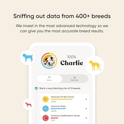 Embark Breed & Health Dog DNA Test – 400+ Breeds, 270+ Health Risks | Only dog DNA test with allergy risk scores. Coat traits, canine relative finder, genetic cancer risk score included.