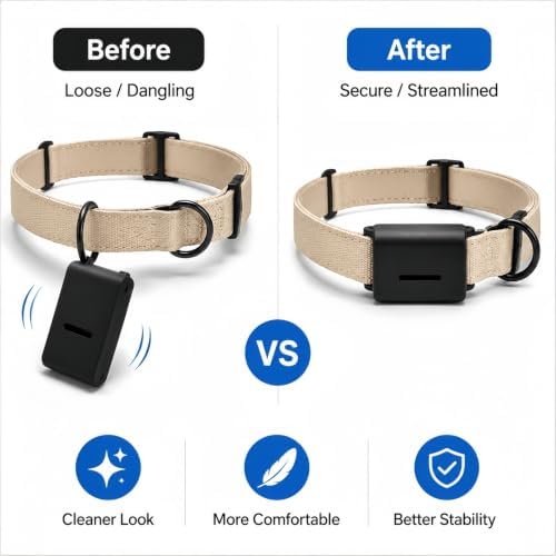 Smart Tracker Collar Adapter, Compatible with Fi Series 3+ Device