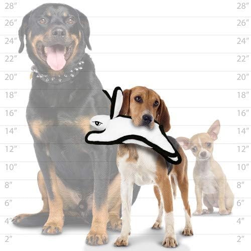 TUFFY® : 2 Pack Jr Rabbit Dog Toy: Ultra Durable Plush Toy with Multiple Layers & Reinforced Seams, Washable and Floats, Original Construction