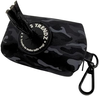 WAG TRENDZ Dog Waste Bag Holder | Soft Sided Dispenser | Camo Chic