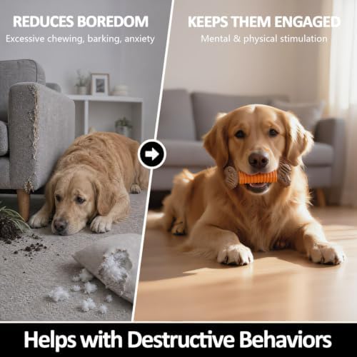 Dog Puzzle Chew Toy Durable Interactive Nylon Toys
