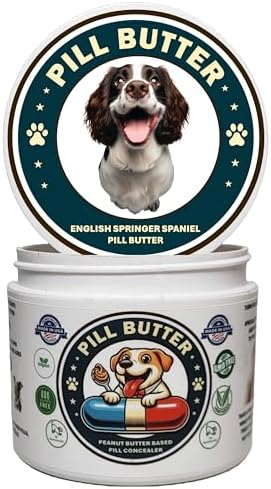 Peanut Butter Dog Pill Wrap - English Springer Spaniel Label