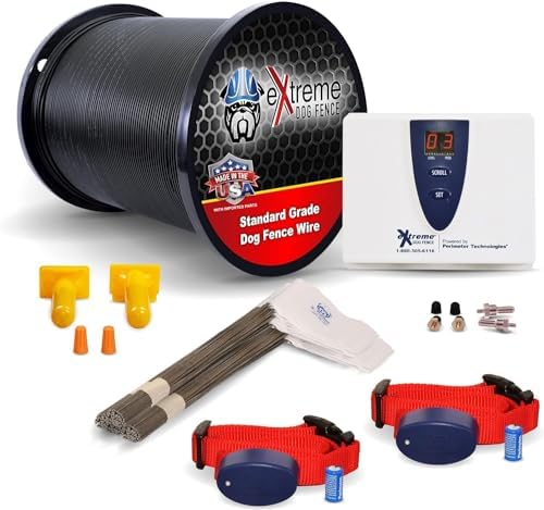 Underground Electric Dog Fence Kit, Standard, 2-Dog, 2000 ft