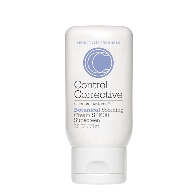 CONTROL CORRECTIVE Botanical Soothing Cream Spf 30, 2.5 Oz - Sunscreen, Moisturizers, Sensitive Skin, Calms The Skin & Protects, Wheat Germ Oil, Vitamin E, Humectants, Restores Skin Balance, Rosacea