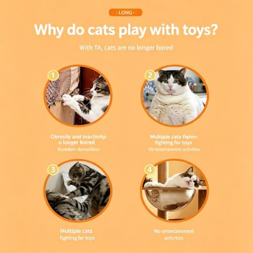 Interactive Dog Feeder with Rotating Dispensing Drum, Puzzle Slow Bowl and 4-Position Adjustable Stand for Indoor Mealtime Cats Food Treats Dispenser Toy