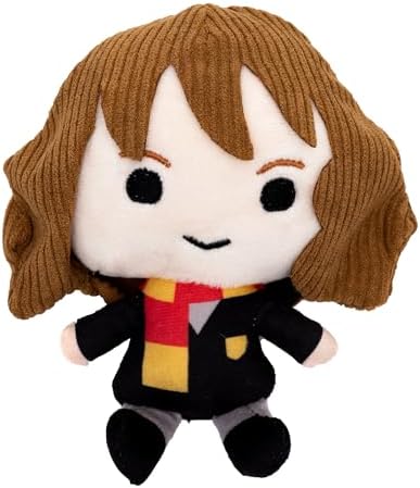Buckle-Down The Wizarding World of Harry Potter Squeaky Plush Dog Toy for Large, Medium & Small Dogs, Hermione Granger Standing Charm Full Body Pose, 2.5" x 5.5"