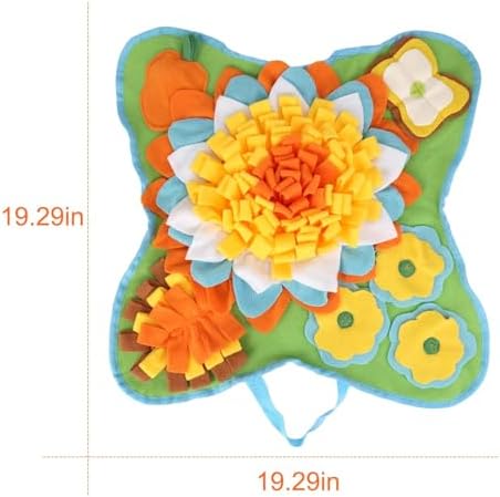 Yummy Sam Snuffle Mat for Small Medium Dogs Nose Smell Training, Green