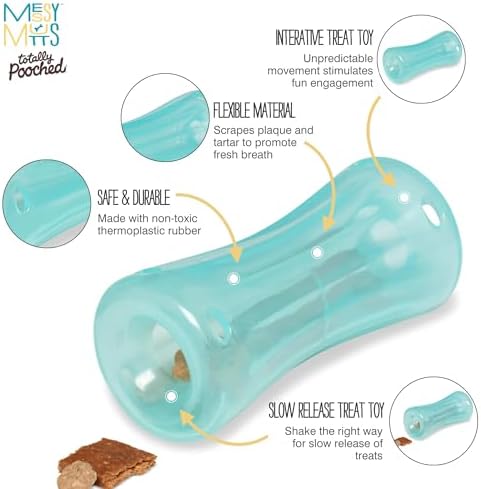 Messy Mutts Totally Pooched Stuff n Shake Barrel, 6 Inch