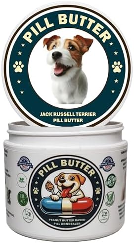 Peanut Butter Dog Pill Wrap - Jack Russell Terrier Label