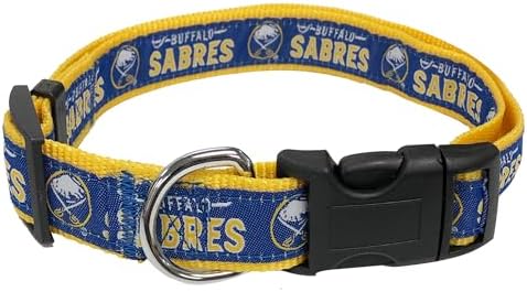 Pets First NHL Collar for Dogs & Cats. Adjustable, Cute, & Stylish! The Ultimate Hockey Fan Collar!