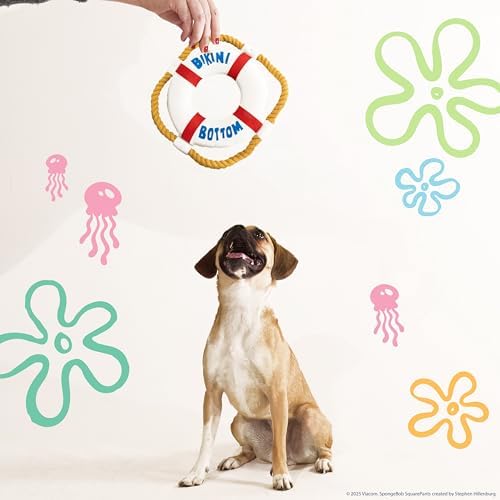 SpongeBob SquarePants, Squeaky Plush Dog Toys, Patrick Set, 2-Pack