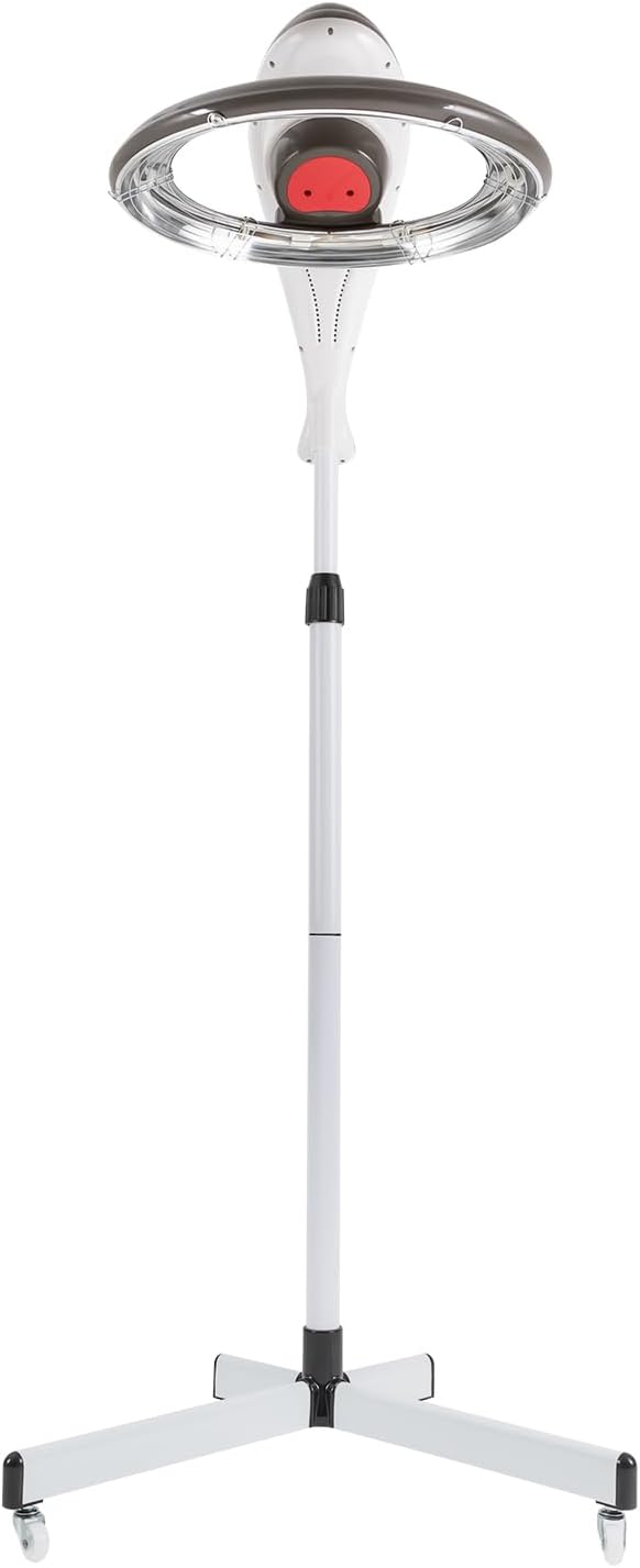 Stand Hair Dryer, 360° Orbiting Rotating Hair Processor, 950W 110V Salon Drying Perming Machine Multifunctional Adjustable Hair Steamer Salon Hair Equipment for Scalp Care, Permed Colored Hair