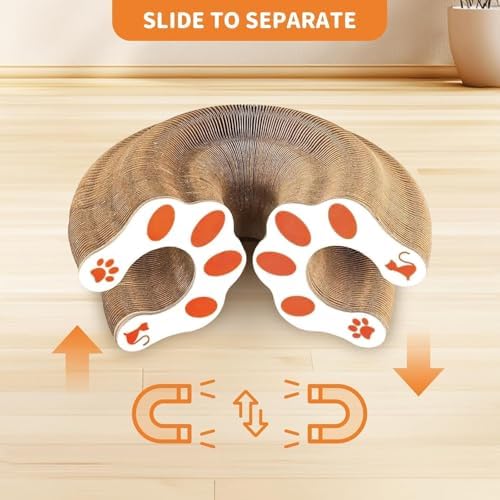 Magnetic Reversible Cat Scratcher Cardboard Toys