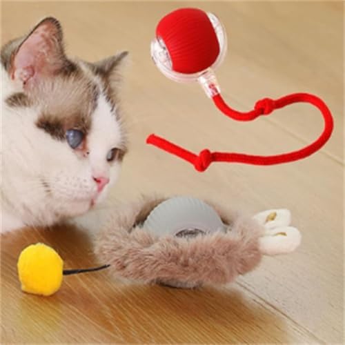 Smart Motion Pet Ball, Interactive Pet Toy Ball, 2025 New Interactive Rolling Dog Balls, Automatic Rotating Rolling Balls, for Cats