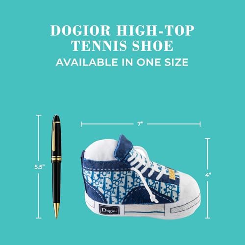 Haute Diggity Dog Dogior High-Top Tennis Shoe Plush Dog Toy Designer Parody