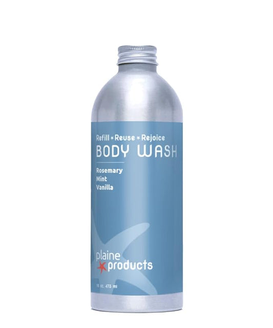 Sensitive Skin Body Wash - Rosemary, Mint, Vanilla, 16 oz (Refill Bottle)