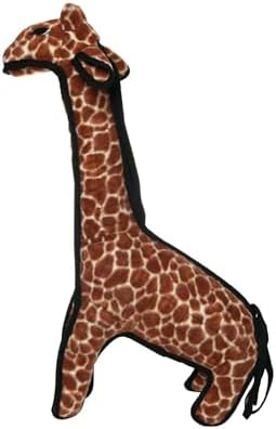 TUFFY® - Original : Giraffe Dog Toy : Ultra Durable Plush Dog Toy with Multiple Layers & Reinforced Seams, Washable and Floats, Original Construction