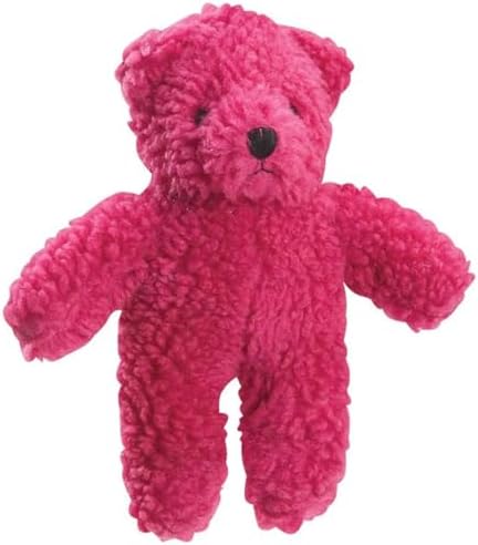 Zanies Berber Bear Dog Toys, Red