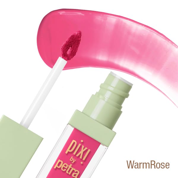 Pixi Beauty MatteLast Liquid Lip | Long-Wearing Matte Lip Color with Rosehip Oil | Hydrating & Comfortable | Precision PixiPetal Applicator | Warm Rose | 0.24 oz/6.9 g