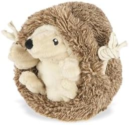 P.L.A.Y. Cute Plush Dog Toys - Forest Friends Critter Themed Durable Squeaker Crinkle Chew Toy, Great for Puppies & Small, Medium, Large Dogs - Machine Washable, Recycled Materials (Hedgehog)